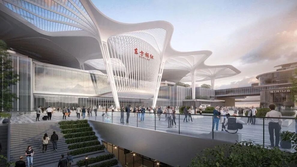 蔚建科技噴涂機器人實例——上海東站項目應用(圖1)